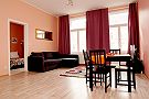 Apartmán Legerova Praha Obývačka